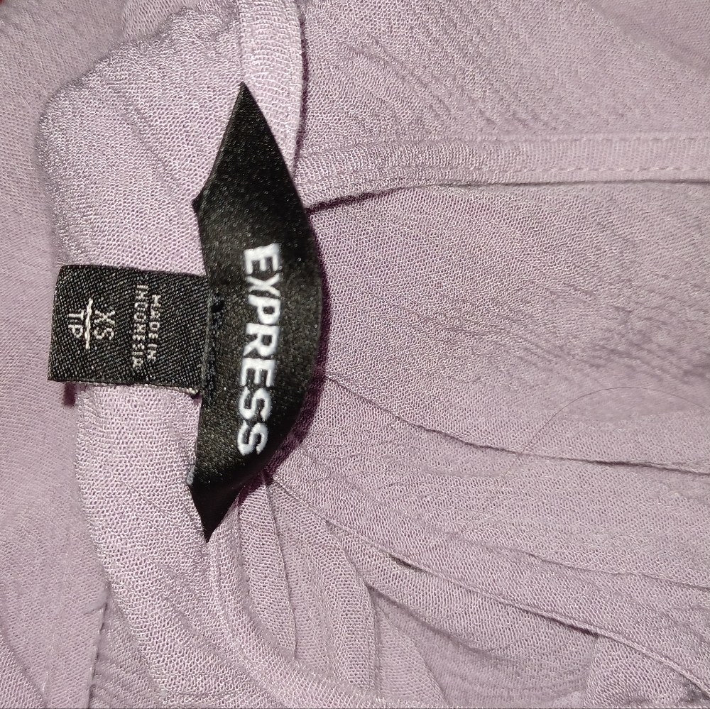 Crop Purple Top - Picture 3 of 3